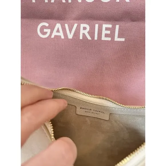 Mansur Gavriel Candy Mini Croc Embossed Hobo - Jasmi - Picture 5 of 9